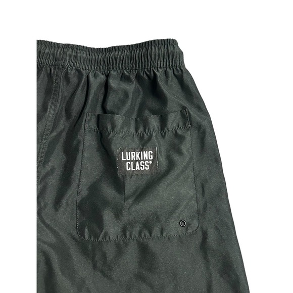 Lurking Class Sketchy Tank Hesh Black Board Shorts Men's XL Beach Grunge Punk - Picture 9 of 13